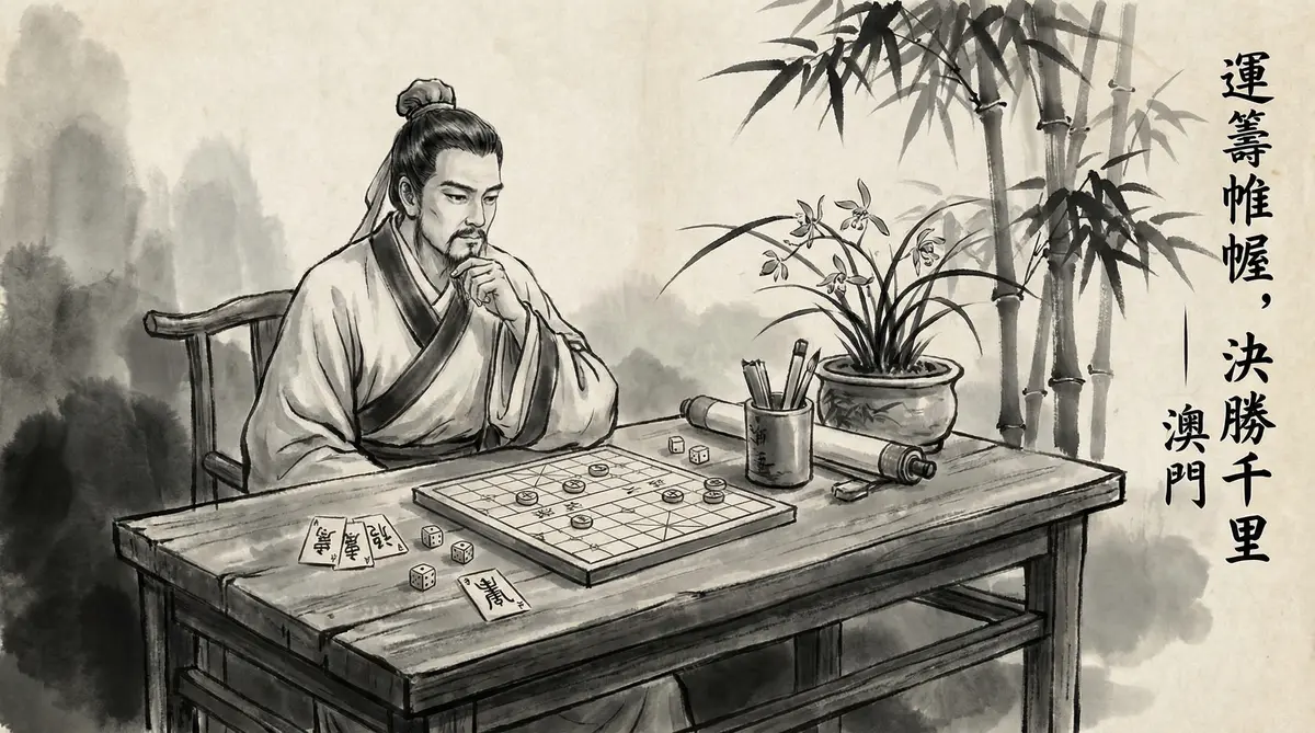 ag百家乐澳门赌博文化水墨画